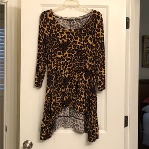 Leopard Tunic top